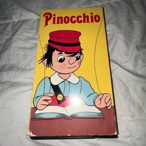Pinocchio VHS Cartoon 1991